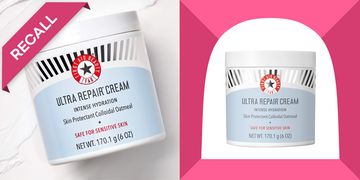 recall notice for ultra repair cream by first aid beauty