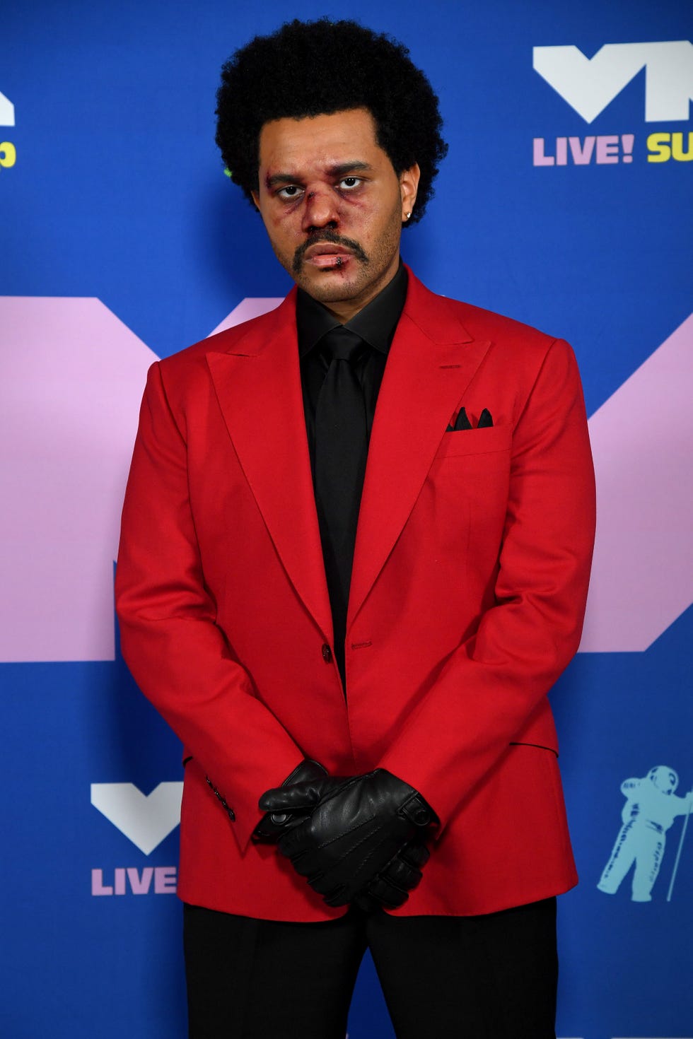 new york, new york   august 30 the weeknd attends the 2020 mtv video music awards, broadcast on sunday, august 30, 2020 in new york city photo by kevin mazurmtv vmas 2020getty images for mtv