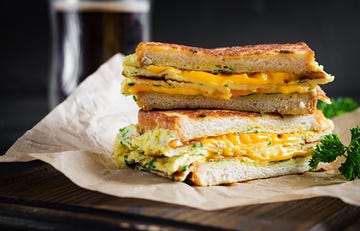 5 minute breakfast sandwhich