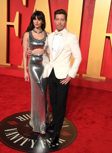 beverly hills, california march 10 nina dobrev, shaun white arrives at the 2024 vanity fair oscar party hosted by radhika jones at wallis annenberg center for the performing arts on march 10, 2024 in beverly hills, california photo by steve granitzfilmmagic