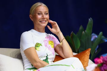 cannes, france june 18 academy award winning actress gwyneth paltrow attends the encore embracing the new entertainment era session during the cannes lions international festival of creativity 2024 day two at amazon port plaza stage on june 18, 2024 in cannes, france photo by marc piaseckigetty images