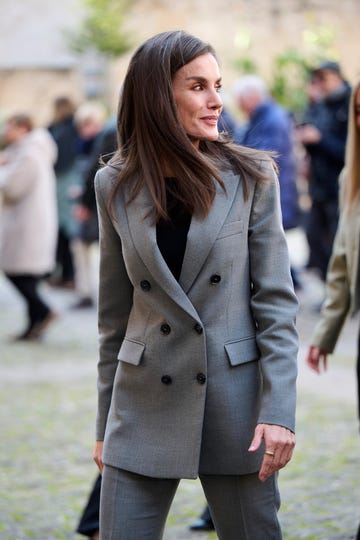 san millan de la cogolla, spain december 17 queen letizia of spain attends the closing of the 17th international seminar on language and journalism