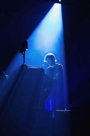 seattle, wa november 29 aaron dessner of the national performs on stage at paramount theatre on november 29, 2017 in seattle, washington photo by mat haywardgetty images