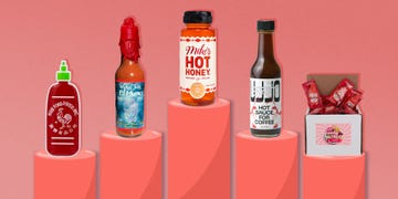 gifts for hot sauce lovers including sriracha pins, hot sauce gift sets, mikes hot honey, hot sauce for coffee, and secret candy shop gift box for frank's red hot original sauce packets