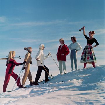 skiing party