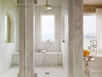 marble shower