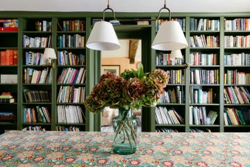 a vase of flowers on a table