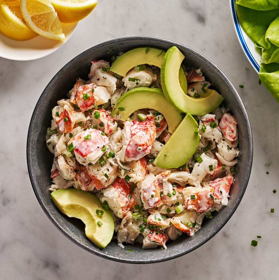 lobster salad with avocado