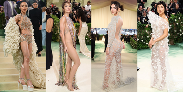 met gala naked dresses fka twigs rita ora emily ratajkowski greta lee