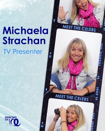 michaela strachan, dancing on ice contestant