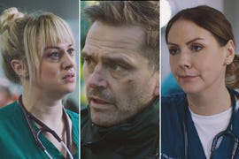 nicole, iain, stevie, casualty