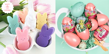 the sunbasil peeps shaped soap and the schleich bayala eggs are two good housekeeping picks for best non candy easter gifts