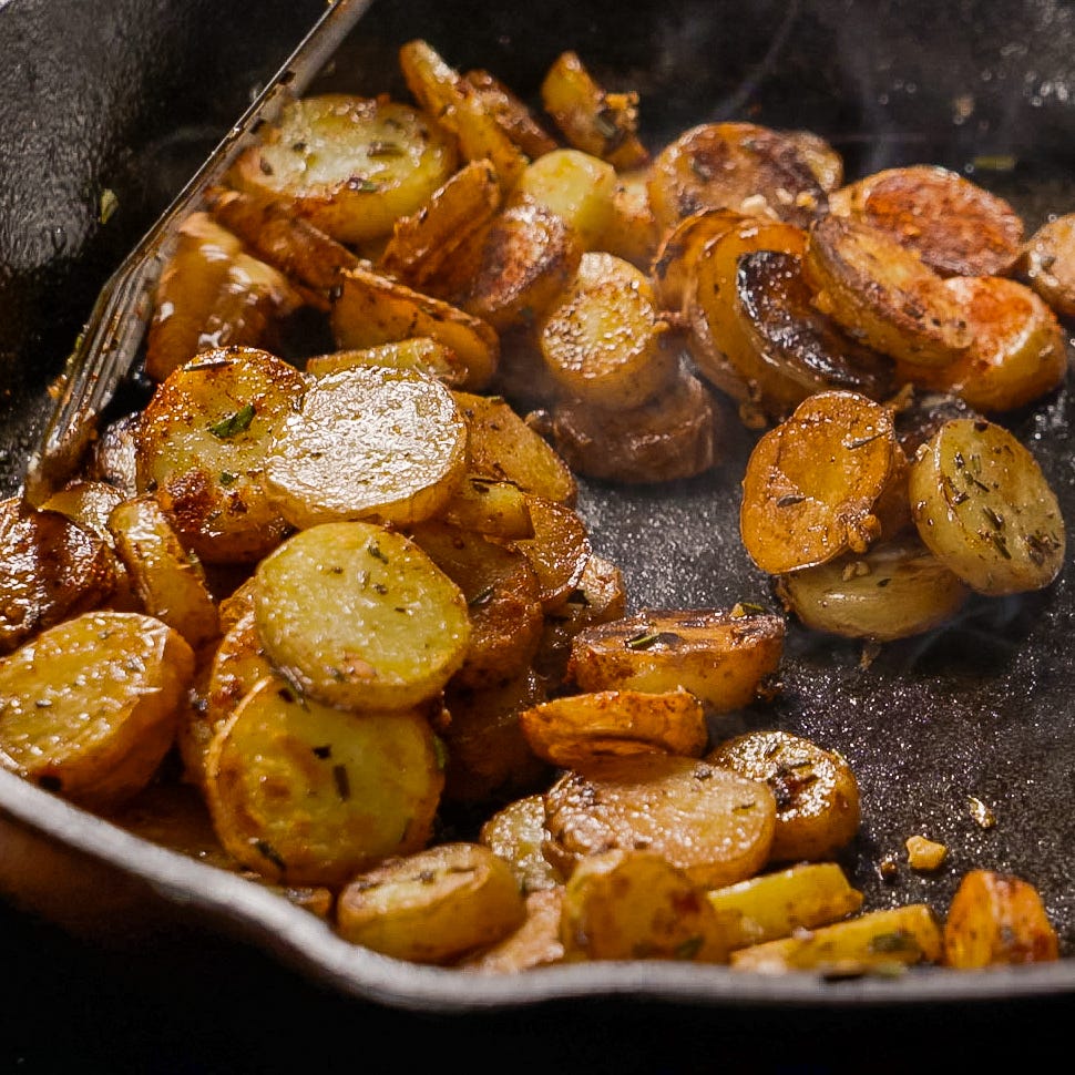 pan fried potatoes