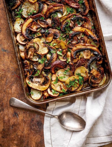 potato and mushroom bake