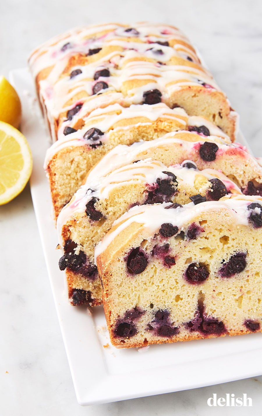 lemon blueberry pound cake pin