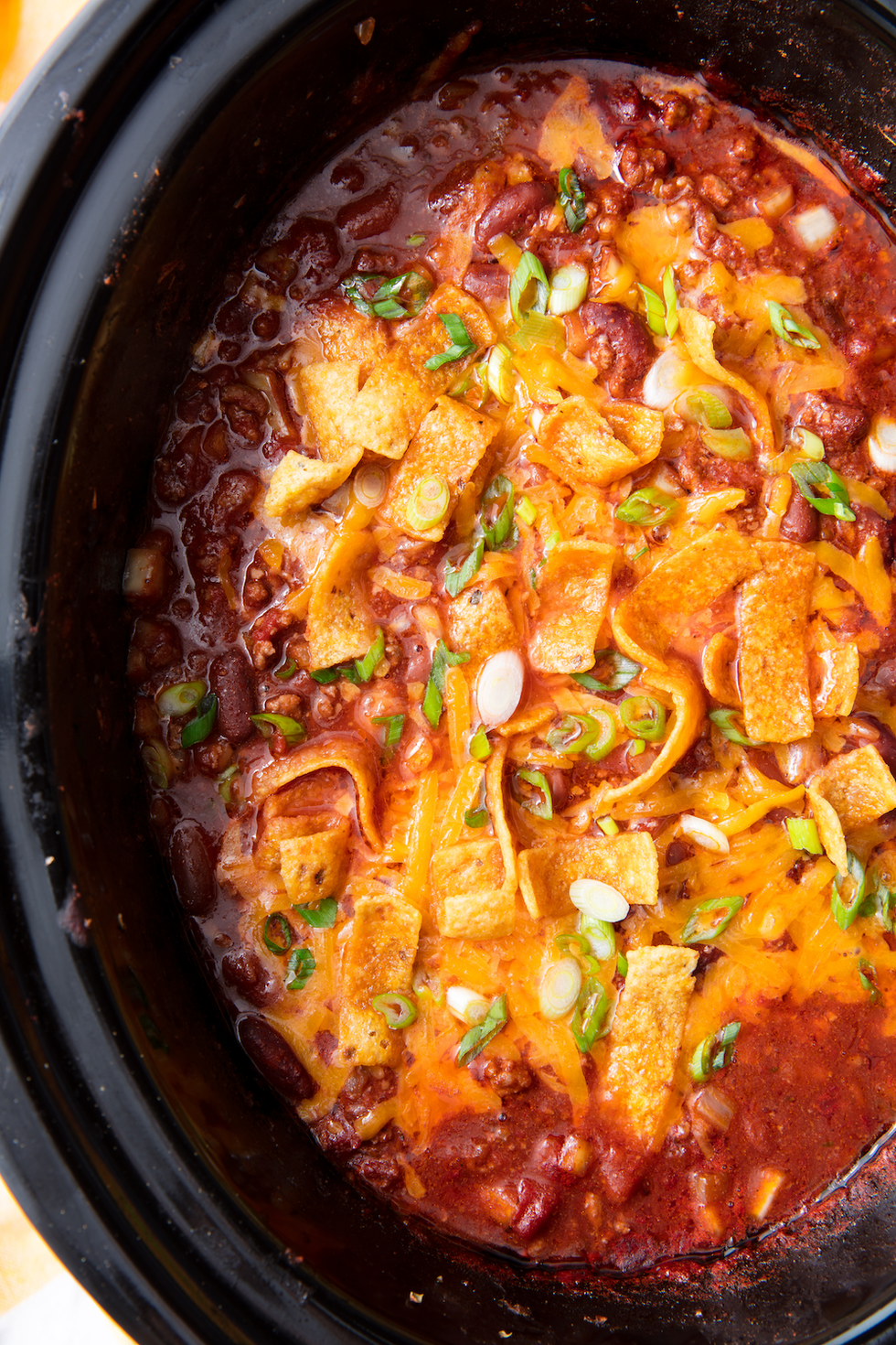 slow cooker beef chili