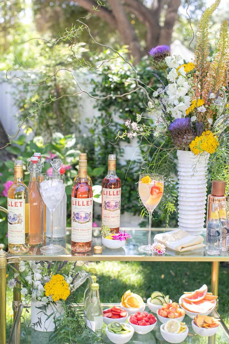 garden party ideas spritzer bar sugar and charm