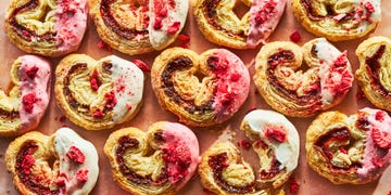 strawberry palmier dipped in chocolate