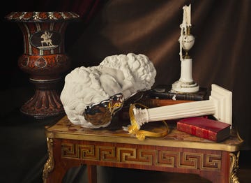 greek elements in a still life