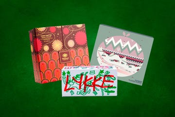 whittard, yawn brew and lyyke kaffegardar tea advent calendars shown against a dark green background