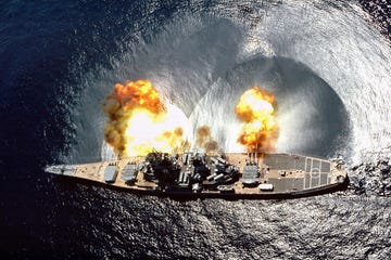 the american navy battleship, uss iowa