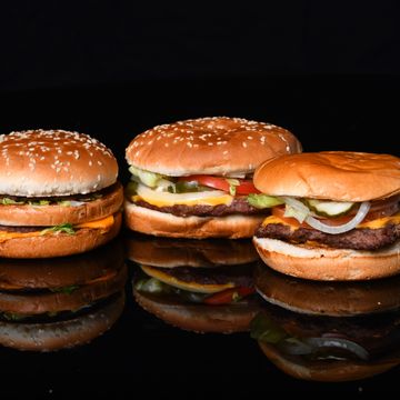 reviewsranking of burgers from mcdonald's, burger king and wendy's