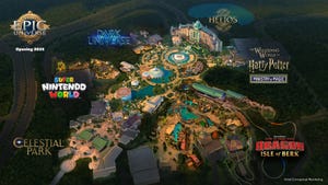 the map of universal studio's forthcoming epic universe land in orlando