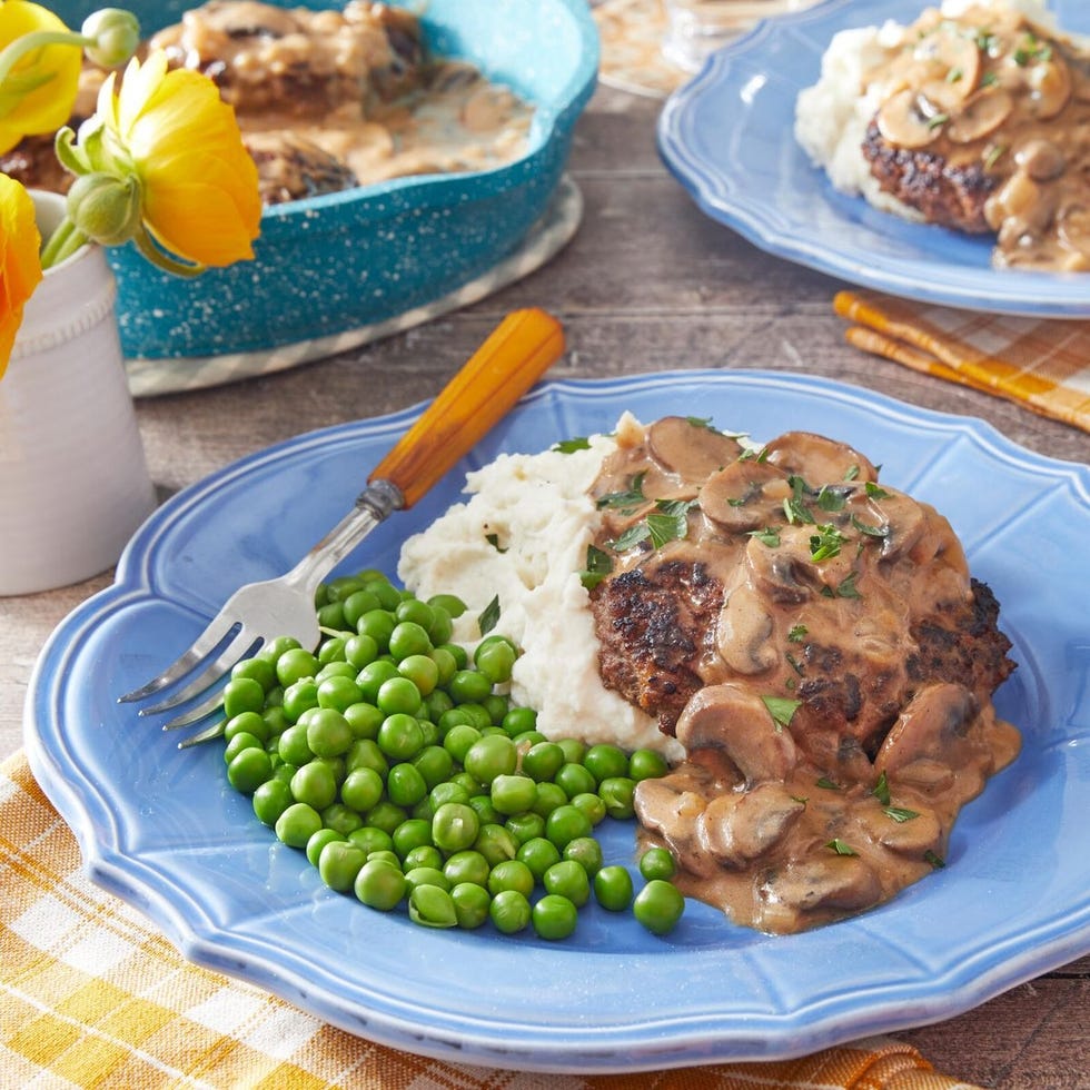 valentines day dinner salisbury steak