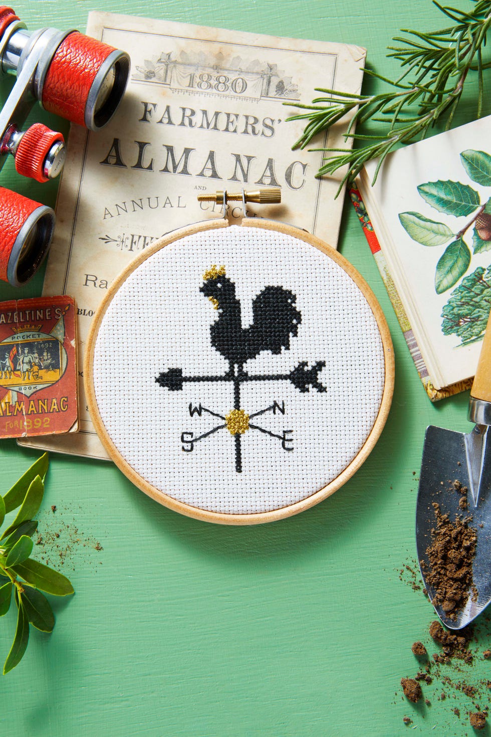 weathervane cross stitch