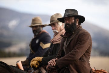 pictured tim mcgraw as james, sam elliott as shea and lamonica garrett as thomas of the paramount original series 1883 photo cr emerson millerparamount © 2022 mtv entertainment studios all rights reserved