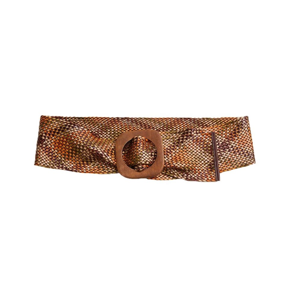 Wood Buckle Belt