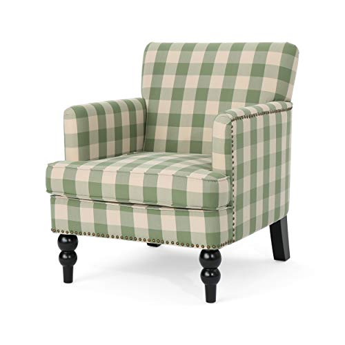 Checkered Club Chair