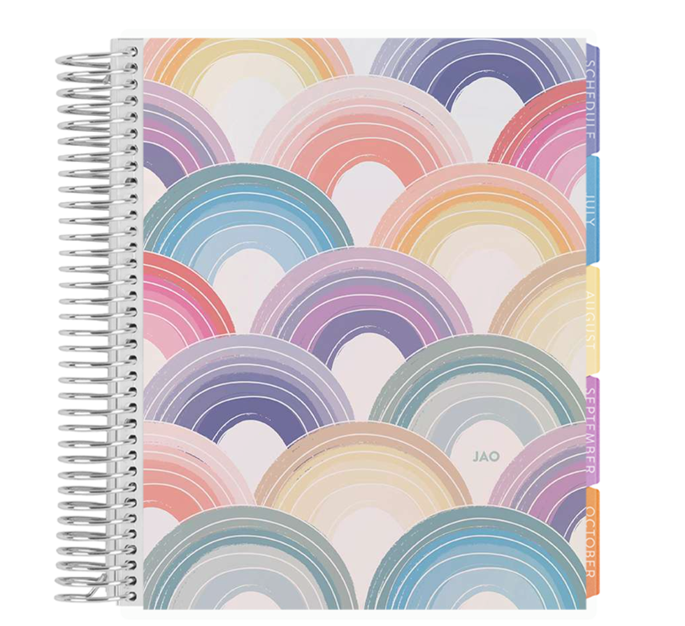 Pastel Rainbows Academic Planner