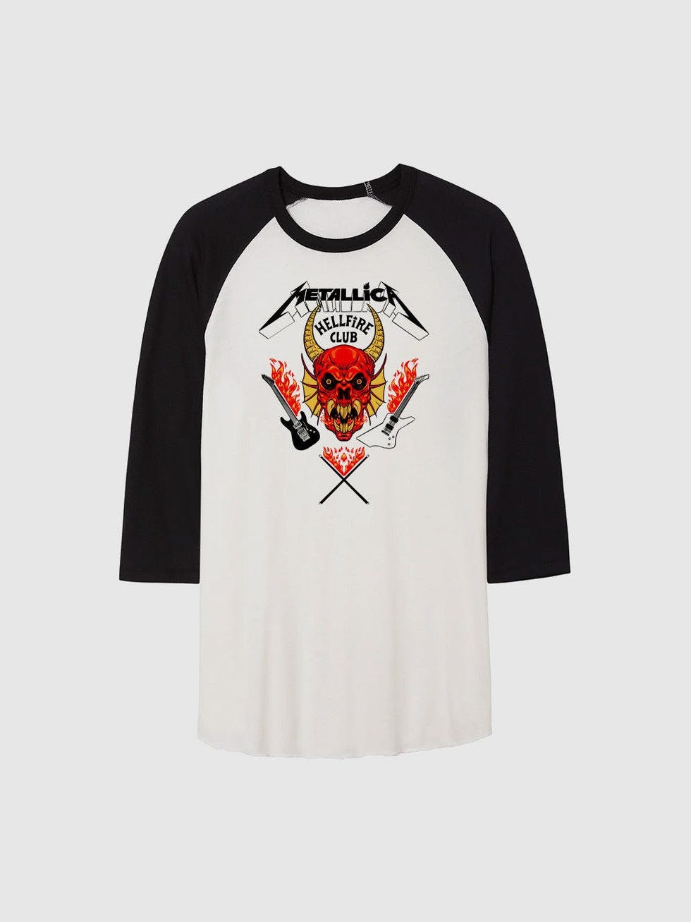 Hellfire Club x Metallica Raglan Shirt