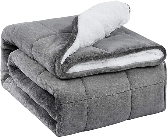 Buzio Sherpa Fleece Weighted Blanket