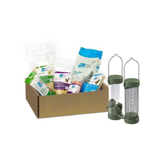 Bumper Bird Food Gift Box with Feeders