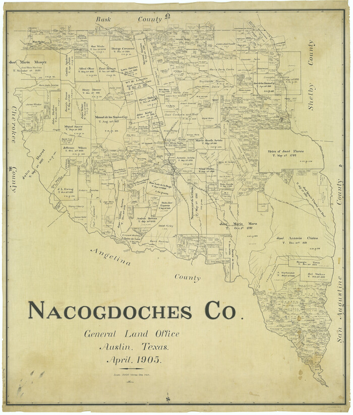 Nacogdoches Co. | 66948, Nacogdoches Co., General Map Collection ...