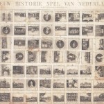 Een 'Historiespel' bracht de jeugd van 1816 met plaatjes de vaderlandse geschiedenis bij.