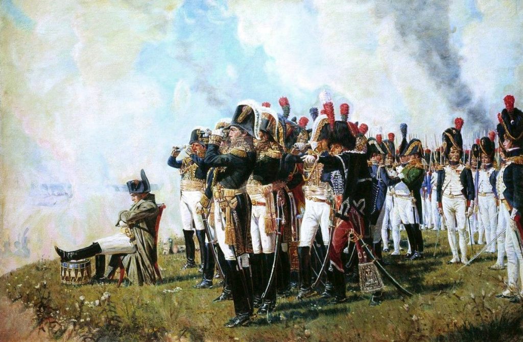 Napoleon bij de slag van Borodino - Vasili Veresjtsjagin