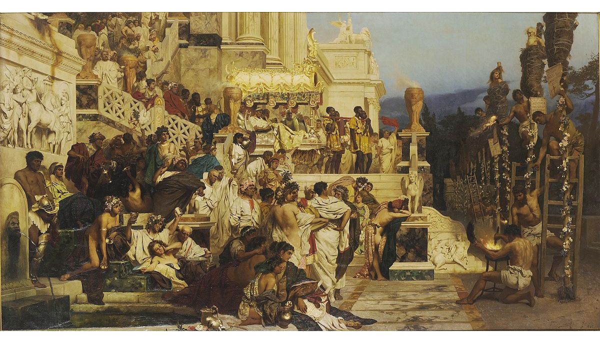 Nero's Torches, Henryk Siemiradzki  (1843–1902)