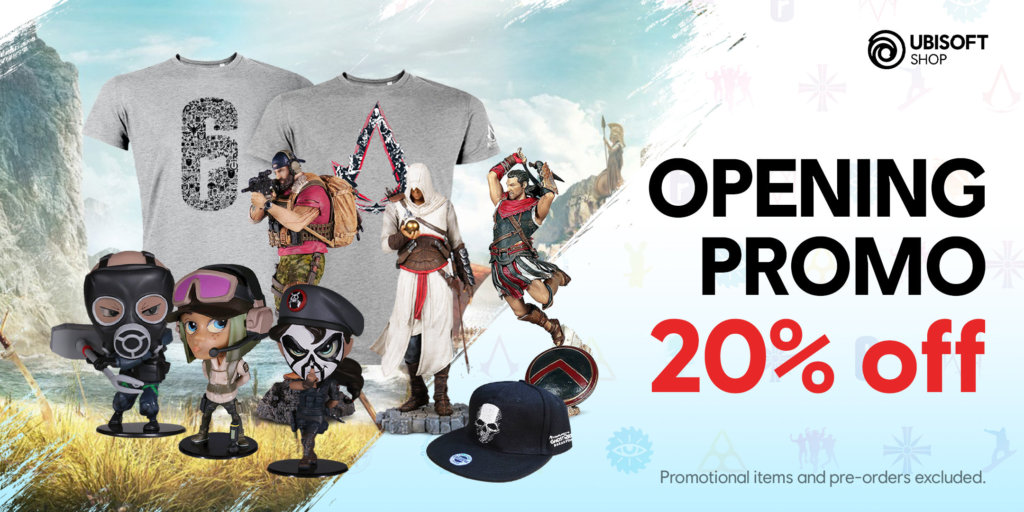 Ubisoft Shopee merch store launches in Malaysia with 20% discounts for a limited time 1