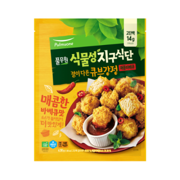 Pulmuone Plant-Based Crispy Cube Tofu-Spicy BBQ Flavoure 430G