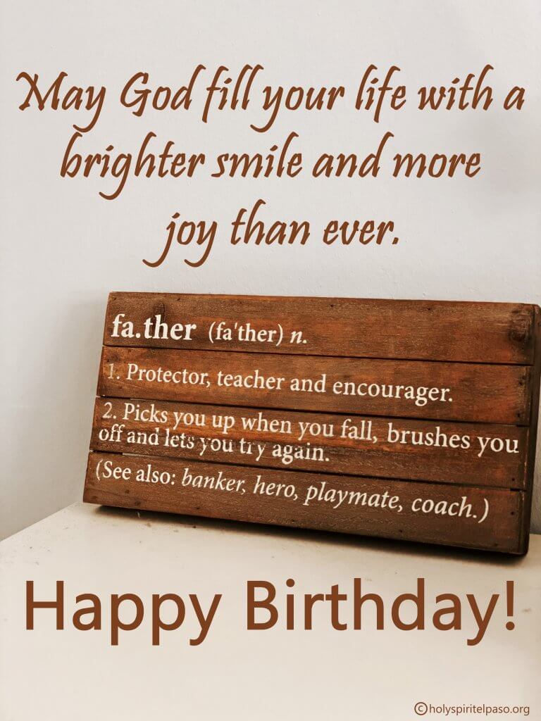 Inspirational Birthday Messages For Father