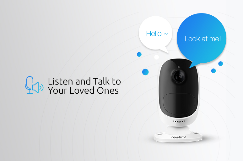 two-way audio security camera