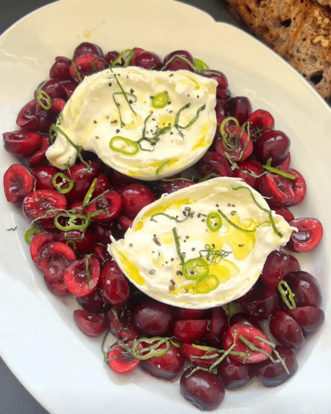 cherry burrata salad recipe