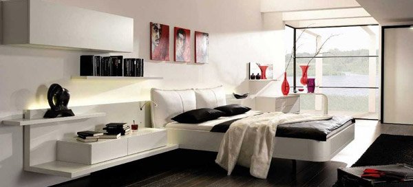 Black And White Bedroom