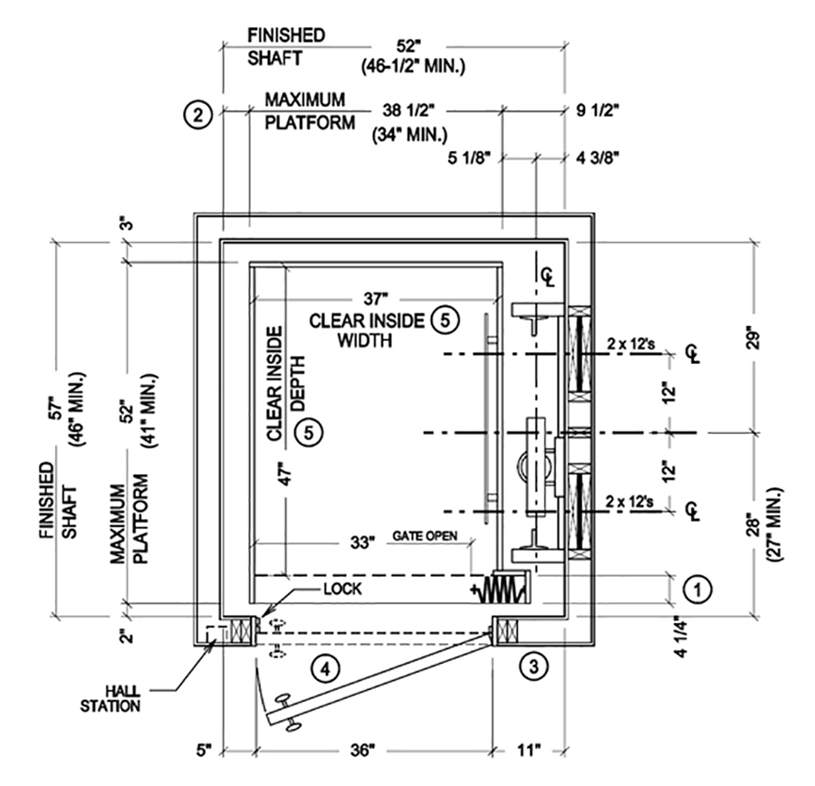 Floor Plan With Elevator