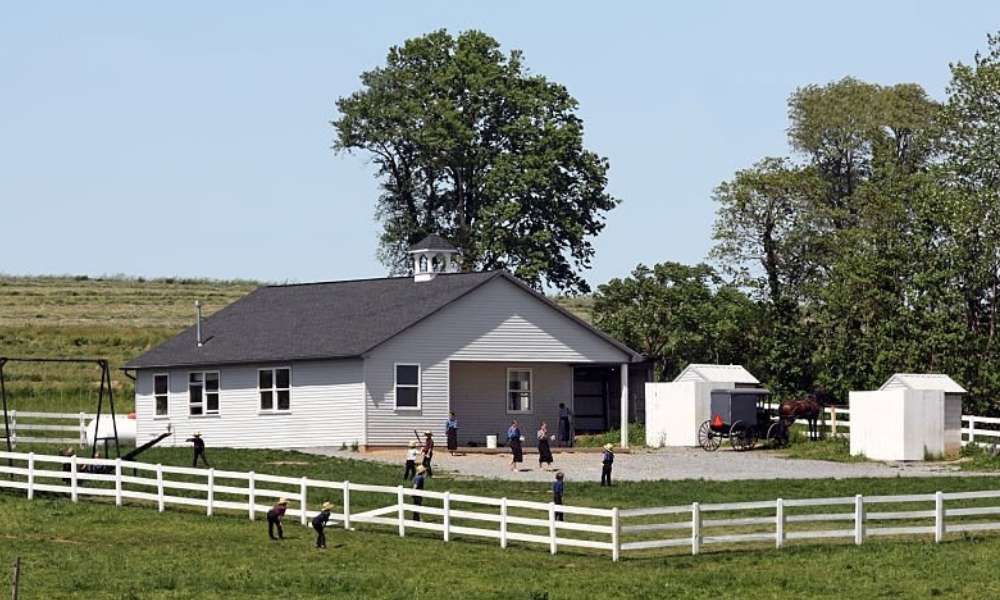 Welcome to the Amish school house!