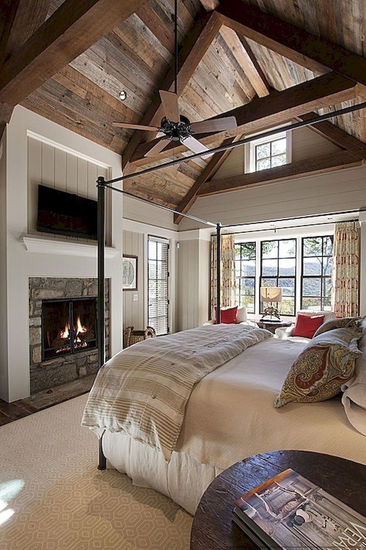 25 Inviting And Cozy Farmhouse Bedroom (The Visual Treats) - A13