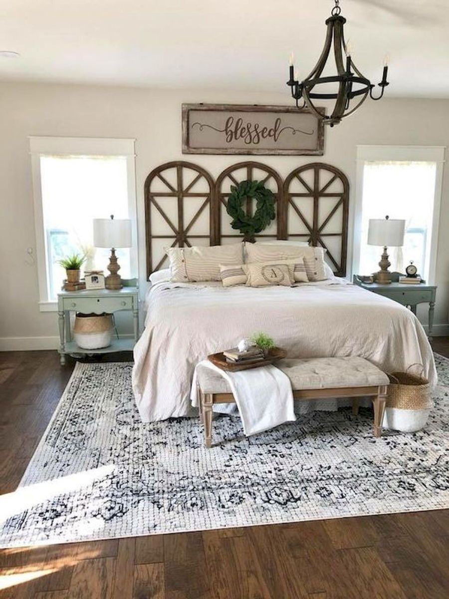 25 Inviting And Cozy Farmhouse Bedroom (The Visual Treats) - A19